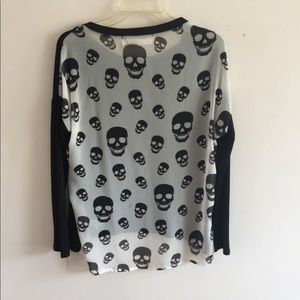 VINTAGE HAVANA SKULL BLOUSE SZ M